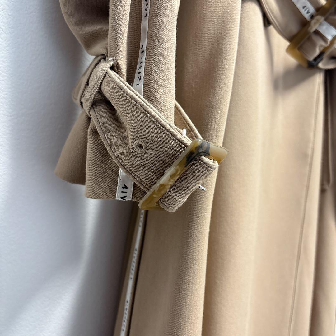 【AMERI】PASS CODE LINE COAT ロング トレンチ 春コート