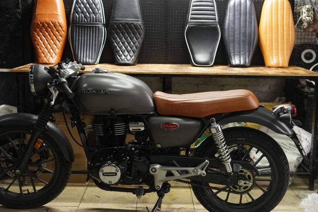 GB350　シート　Javimotor Brown TYPE ２