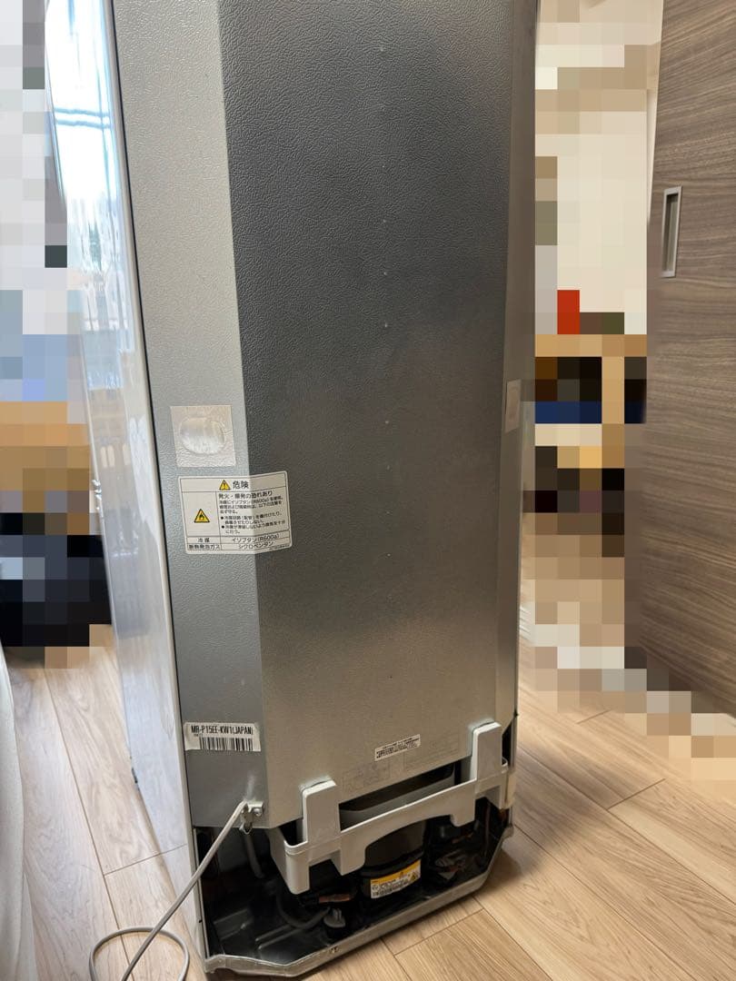 三菱冷蔵庫 mr-p15ee-kw1 146L 2020年製