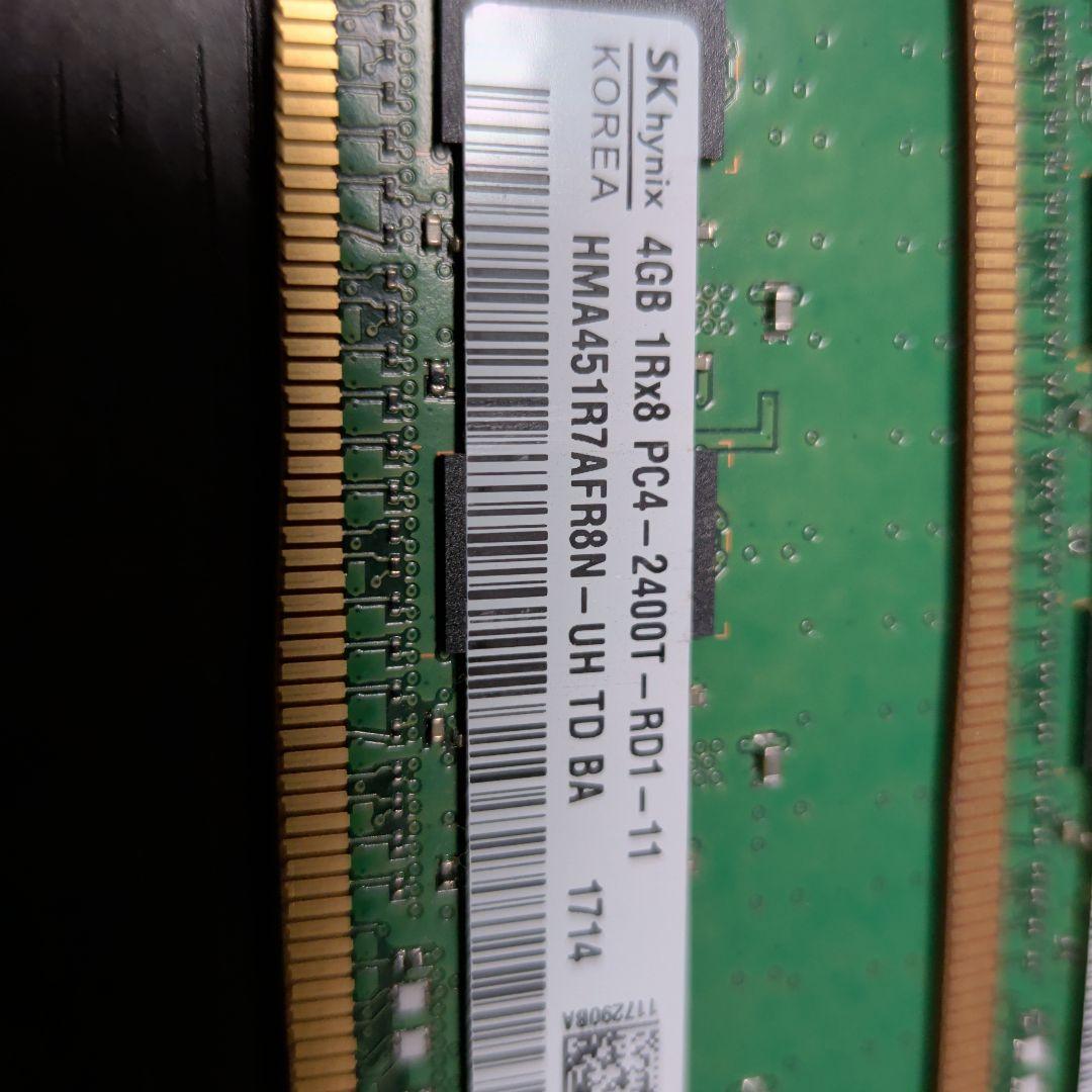 SK hynix 4GBx8 =32GB DDR4 メモリ 2400MT/s ②