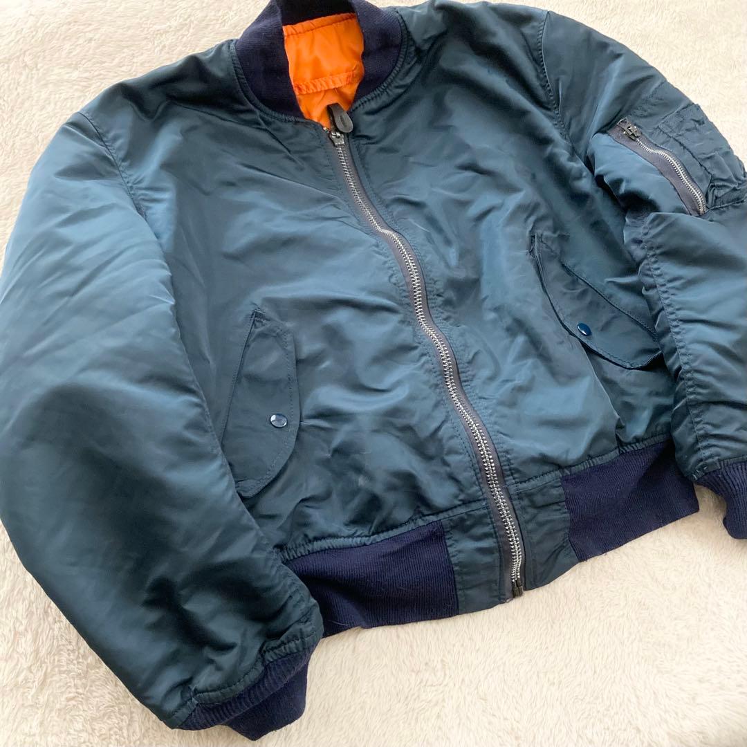 90s alpha MA-1 bomber jacket ビンテージ USA製