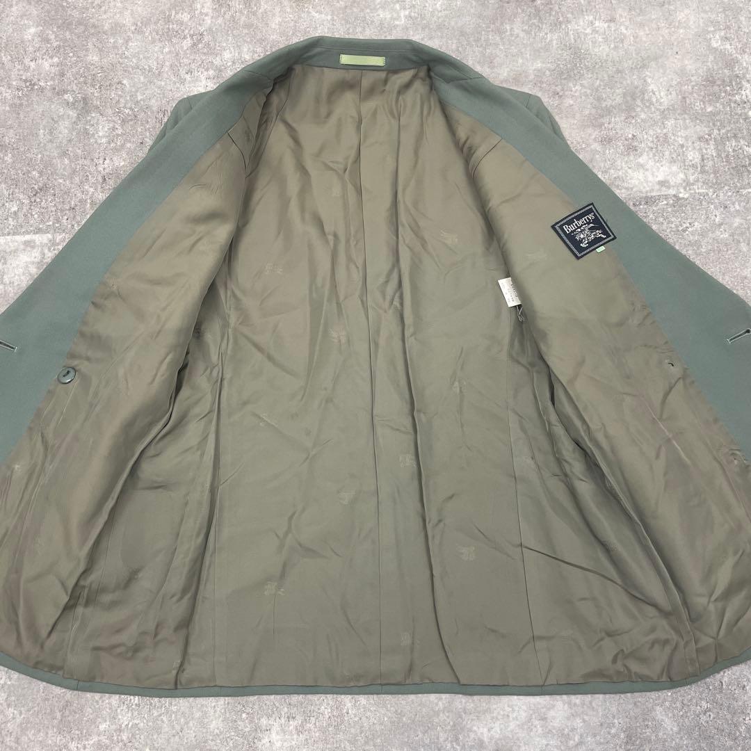 ■ Burberrys テーラード ダブル エンブレム ブレザー 90s 緑