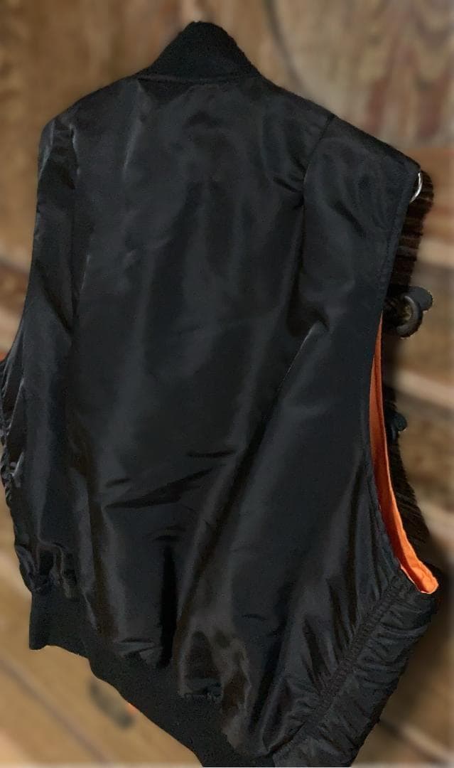 Alpha Industries アルファ MA-1 ベスト L ブラック