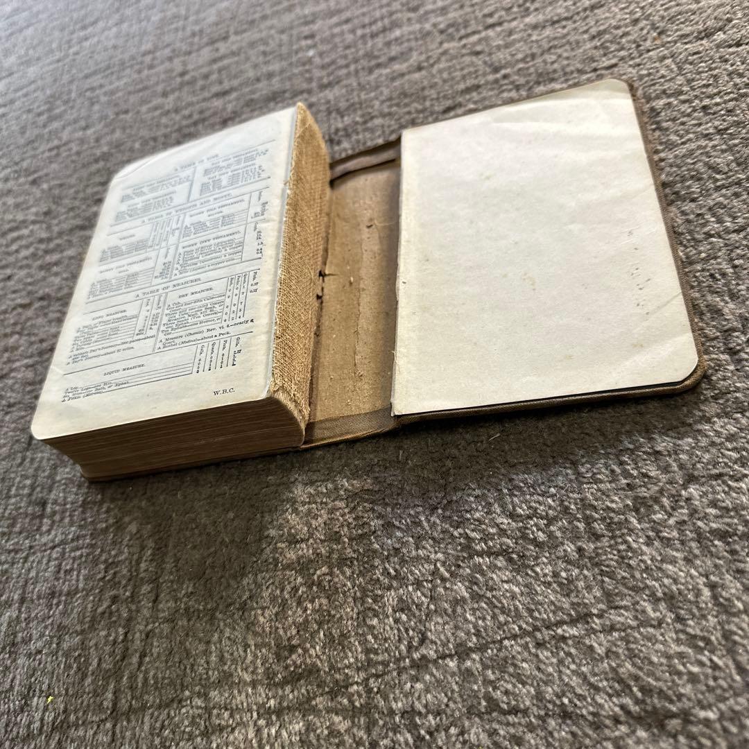 1922年発行 アメリカ 聖書 HOLY BIBLE 洋書 アンティーク