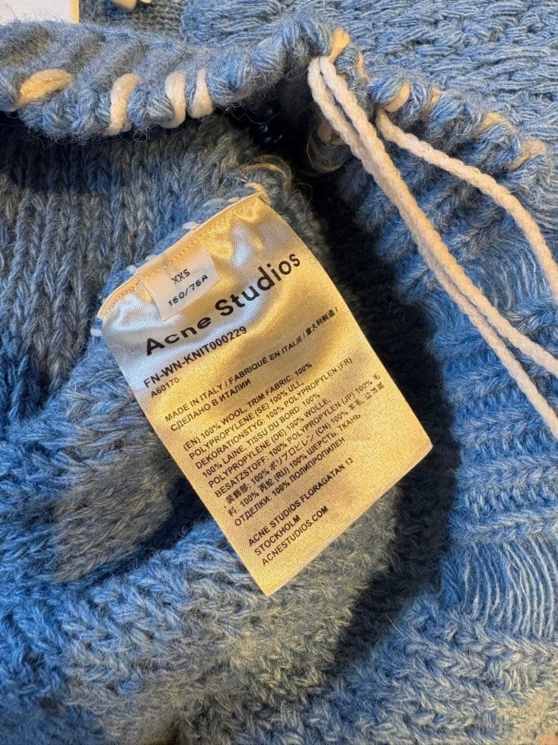 Acne Studios ダメージ ニットワンピース