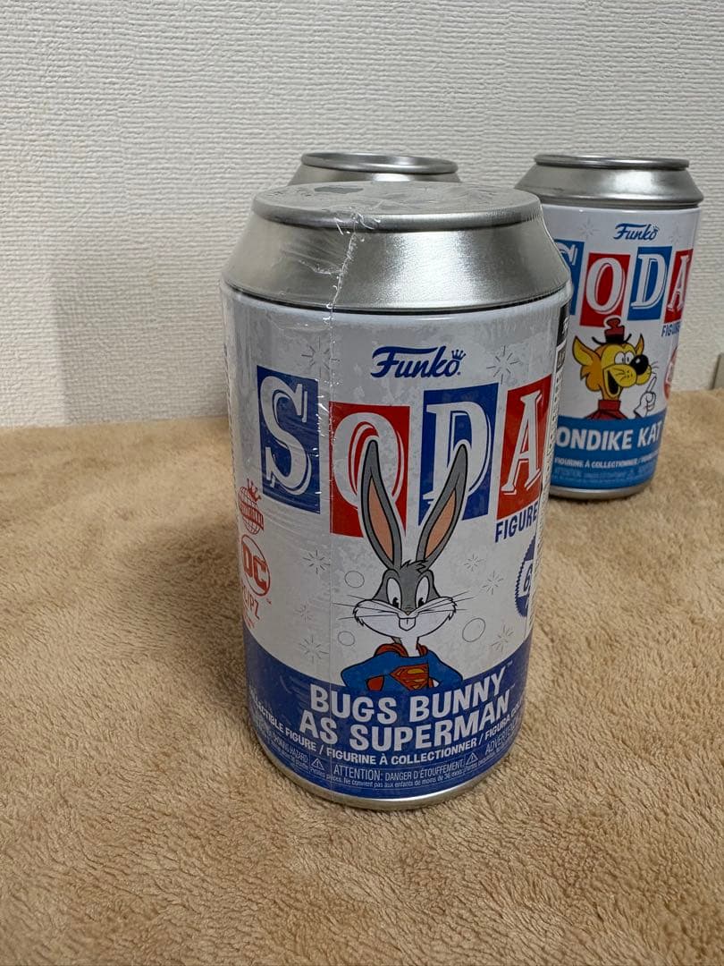ファンコ SODA ソーダ缶　バッグス・バニー他4個セット