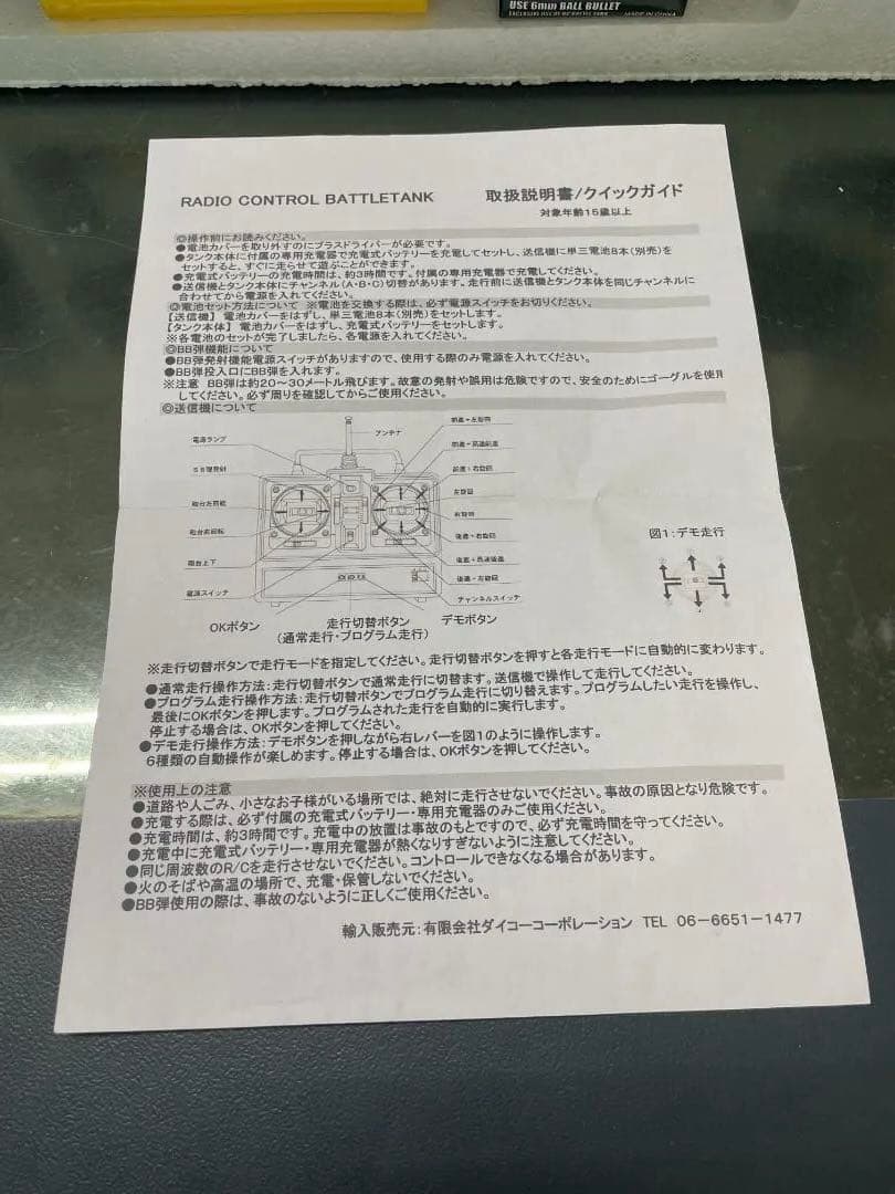 【ジャンク品】 1/16 ラジコンパンター G 後期型 金子辰也監修モデル