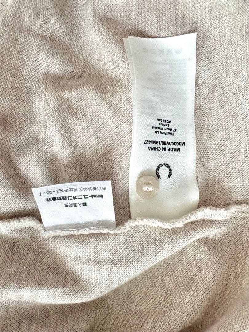 FRED PERRY/フレッドペリー　ロングスリーブポロシャツ