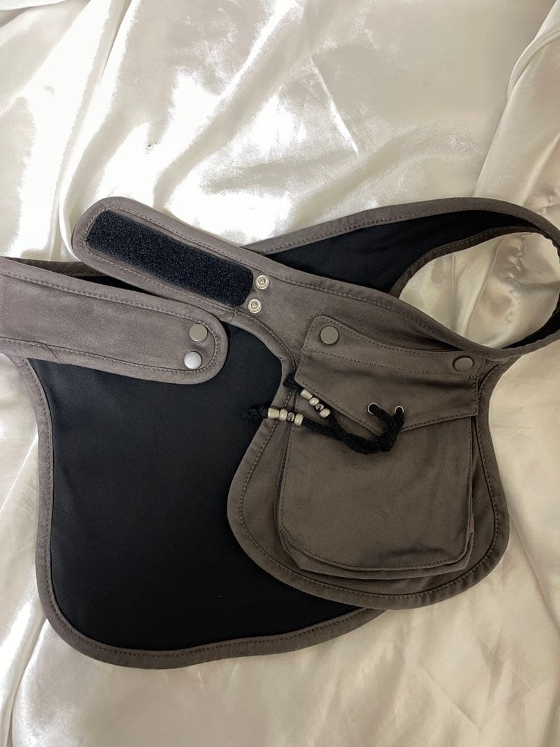 COYSEIO SUEDE BELT BAG BROWN ベルト バッグ