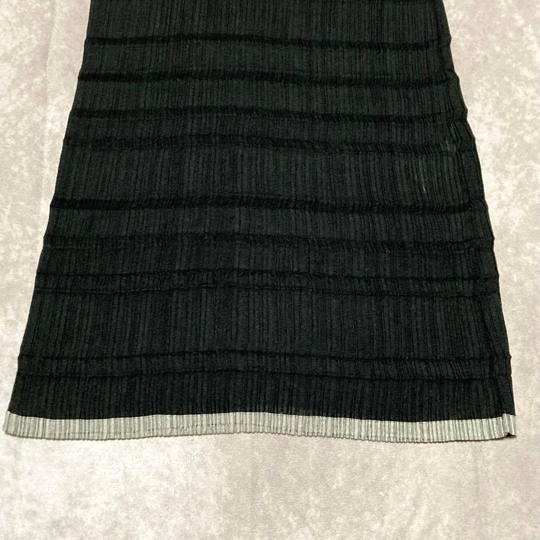イッセイミヤケ　ISSEY MIYAKE　ノースリーブワンピース　プリーツ　M