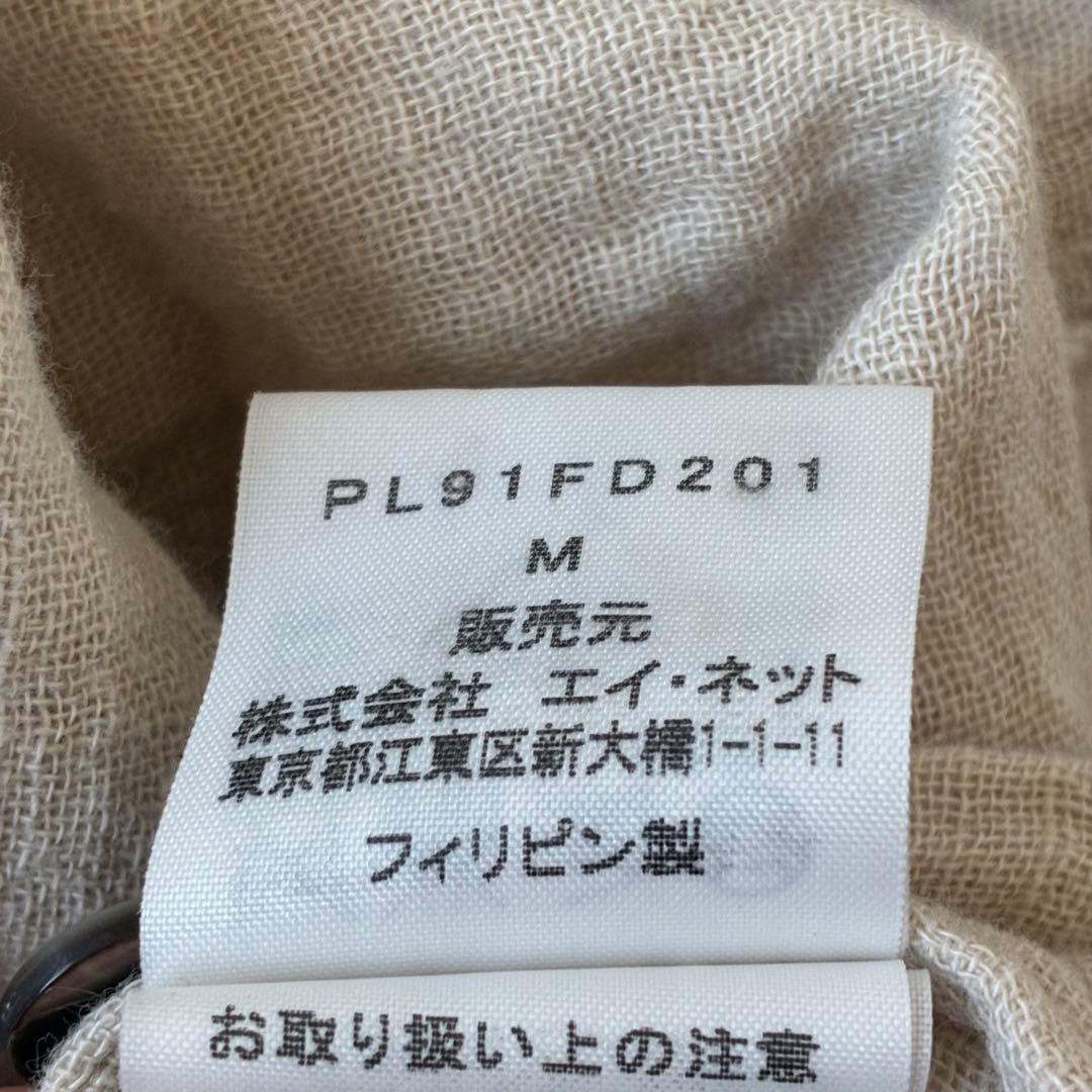 plantationプランテーション　カーディガン　ストール　リネン　コットン.