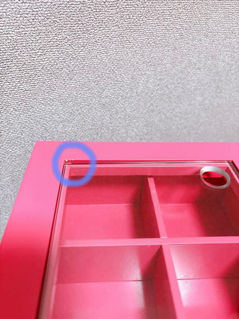 コスメワゴン　ピンク ドレッサー 鏡付き　値下げしました