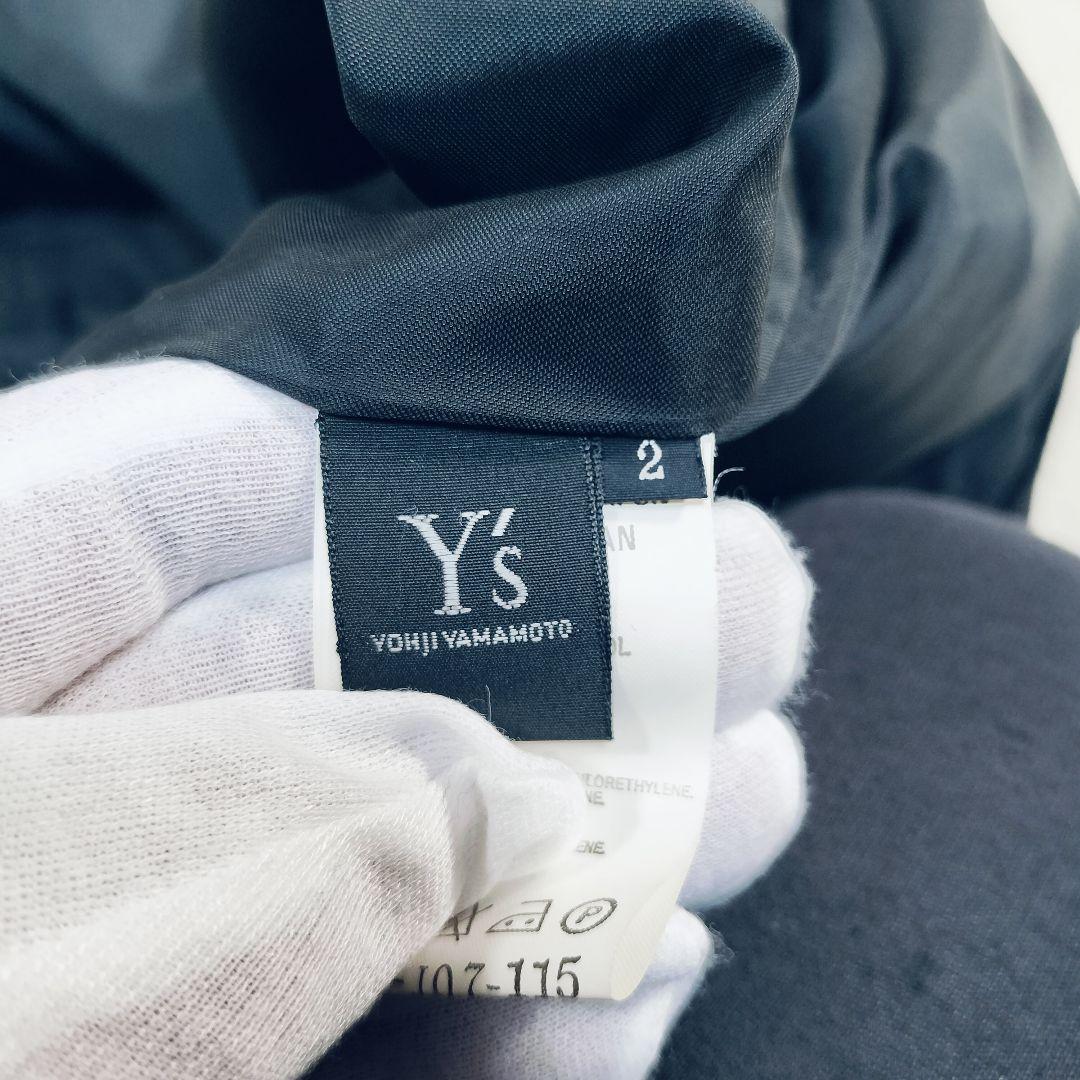 【美品】Y's　ワイズ　スプリングコート　ステンカラーコート　ミドルコート　2