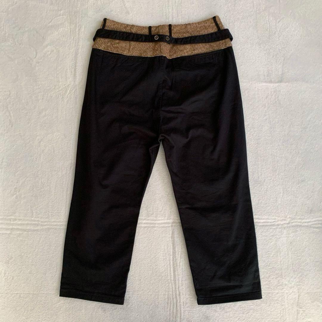 【美品】KAPITAL ピエロパンツ リネン 切替 XL