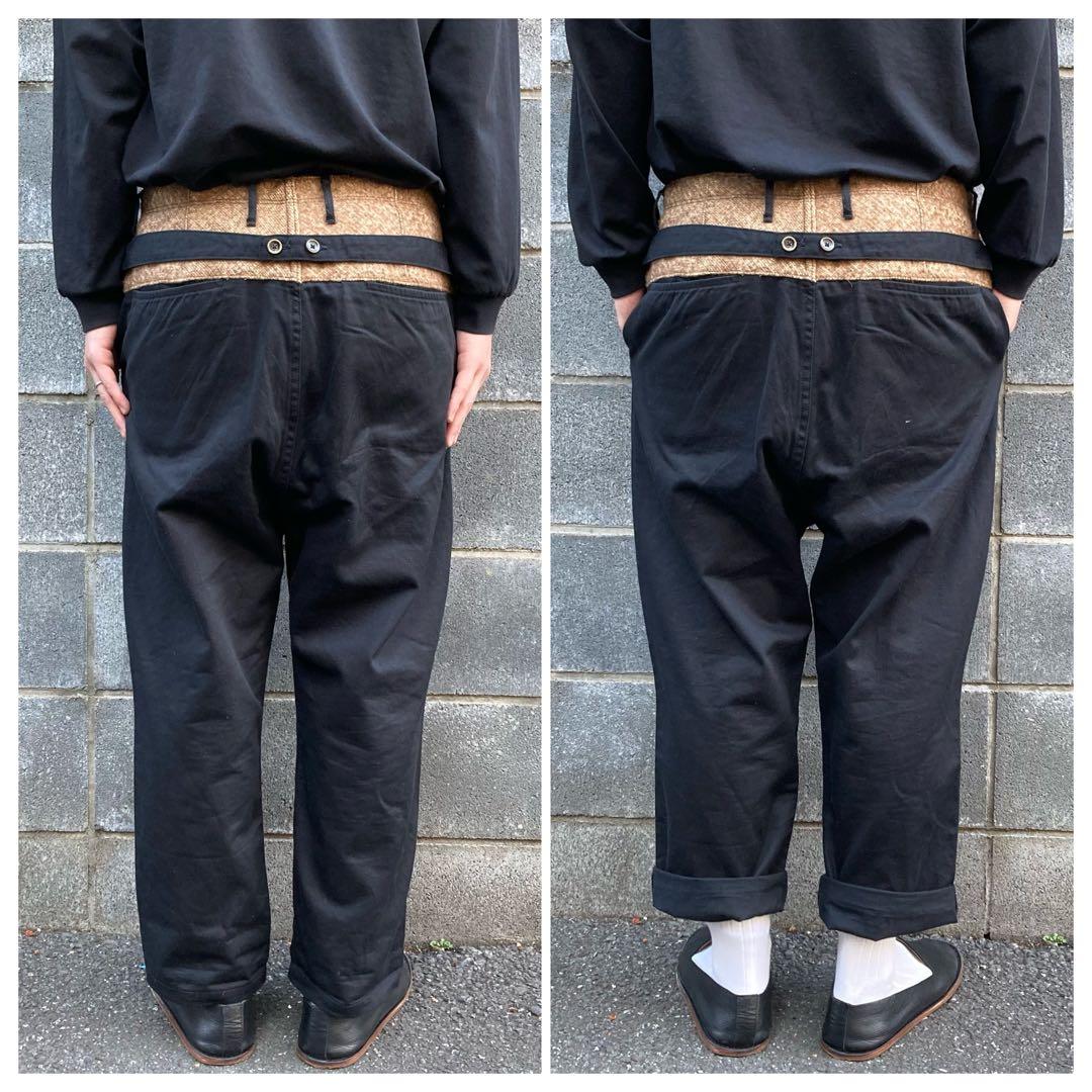 【美品】KAPITAL ピエロパンツ リネン 切替 XL