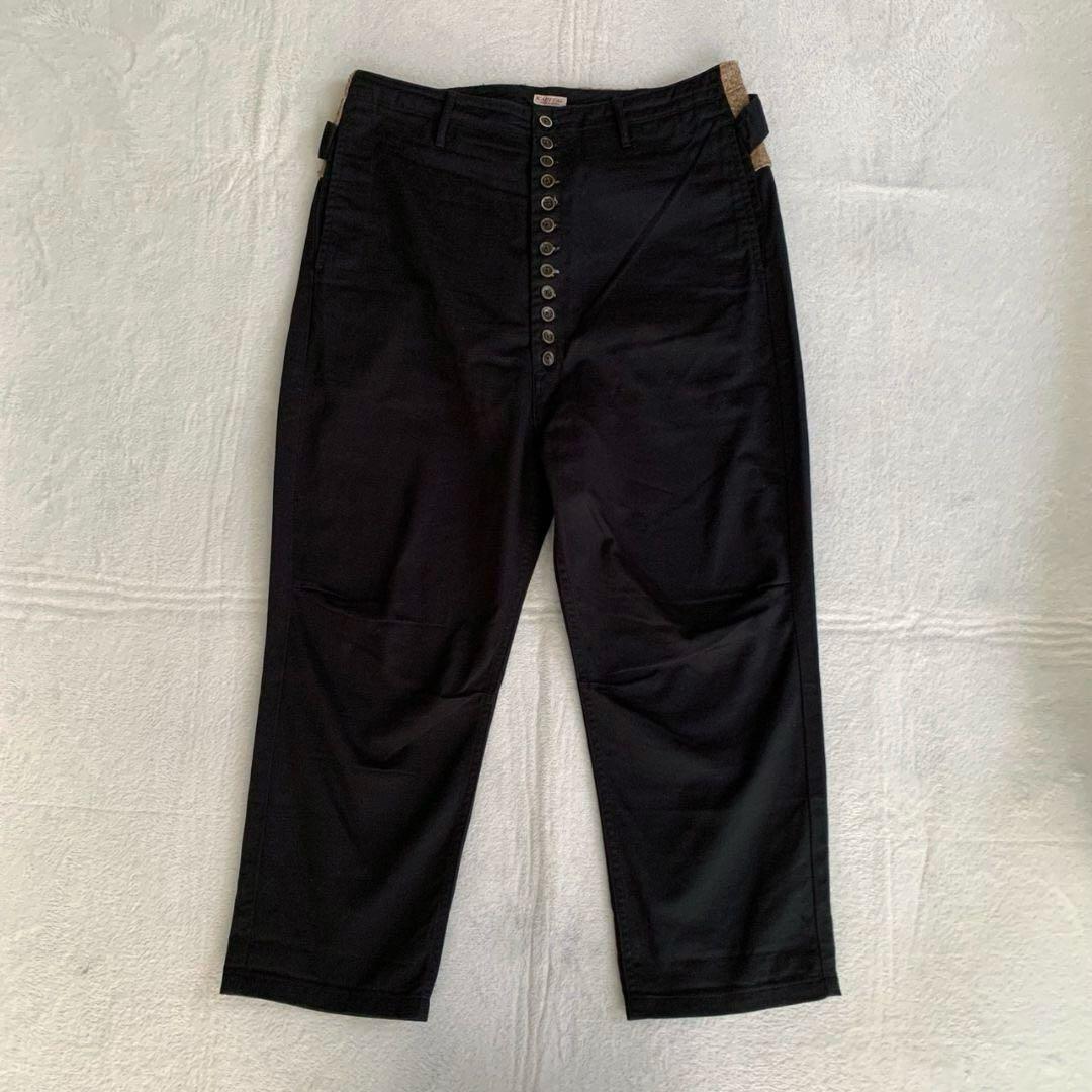 【美品】KAPITAL ピエロパンツ リネン 切替 XL