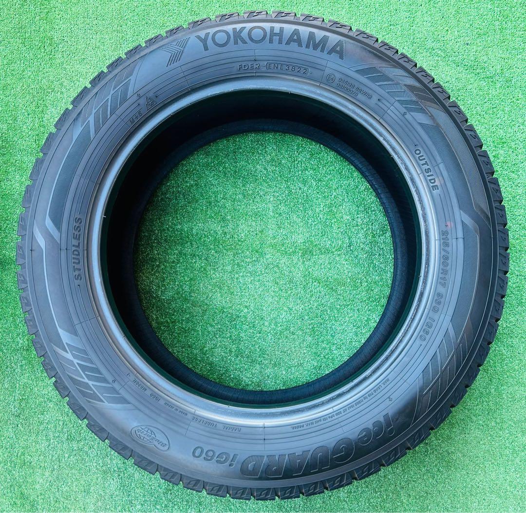 YOKOHAMA iceGUARD 215/60R17 2022年製 深山4本