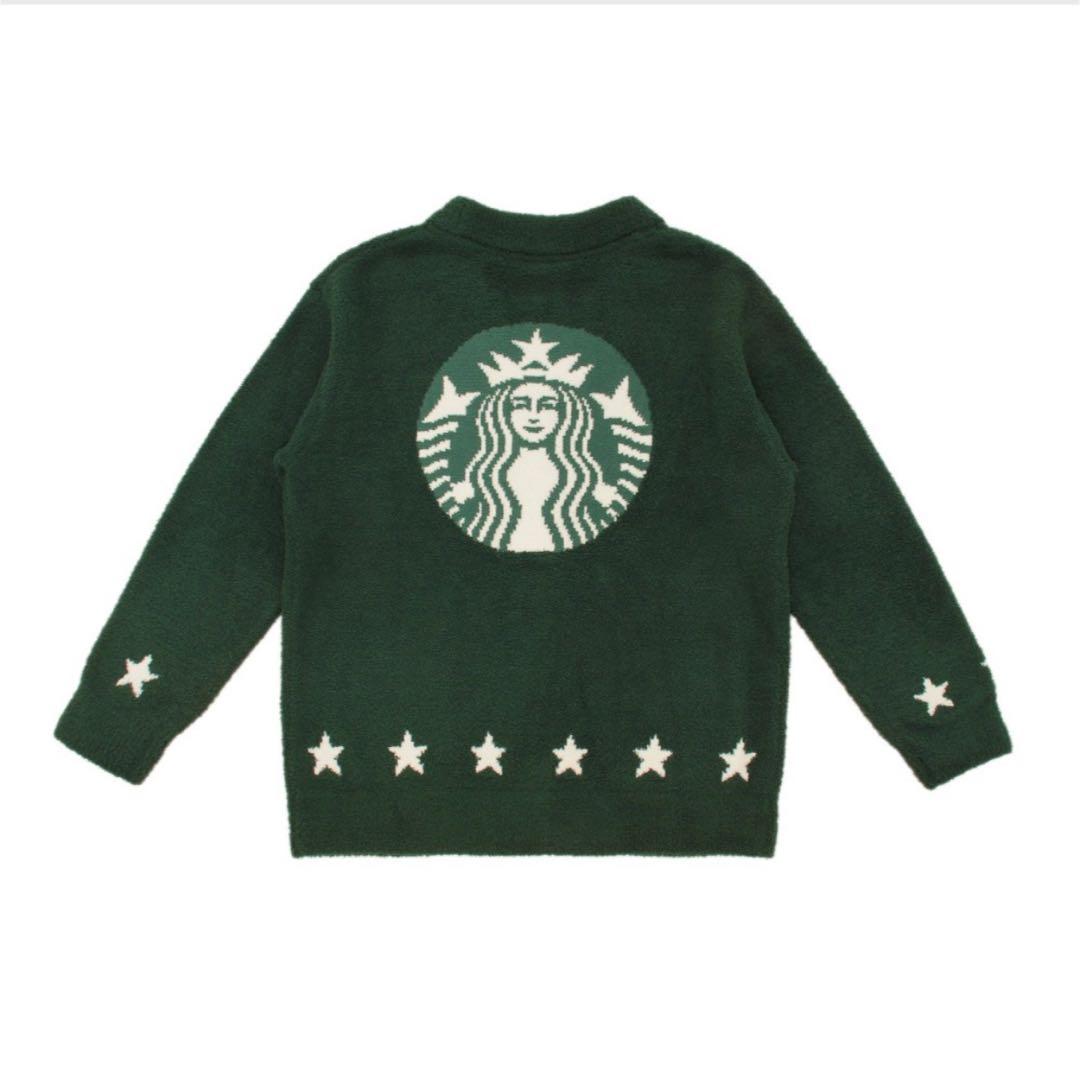 スターバックス ジェラートピケコラボ　パウダースター ジャガードカーディガン