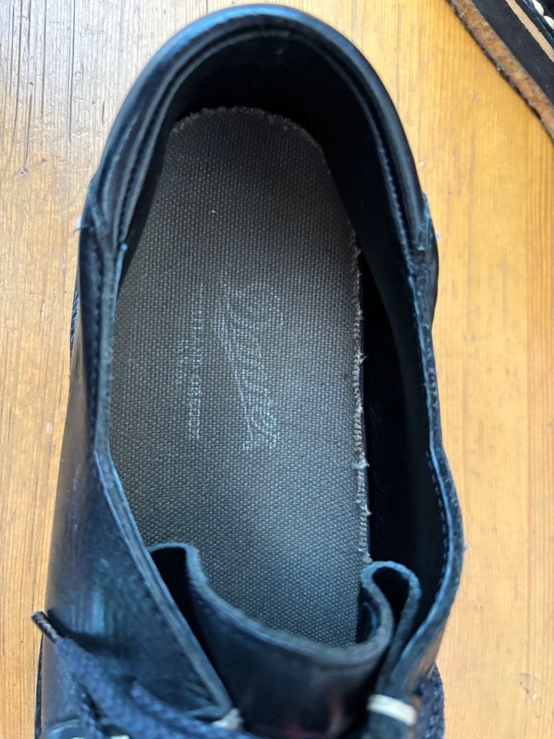 ダナー danner 黒 チロリアン クレープソール 美品 7ハーフ　モカシン