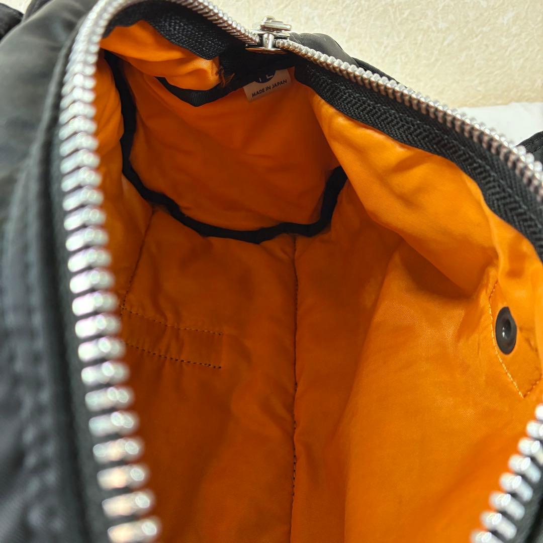 [未使用級] PORTER　タンカー　ドラムバッグ　ミニボストン　S　ブラック
