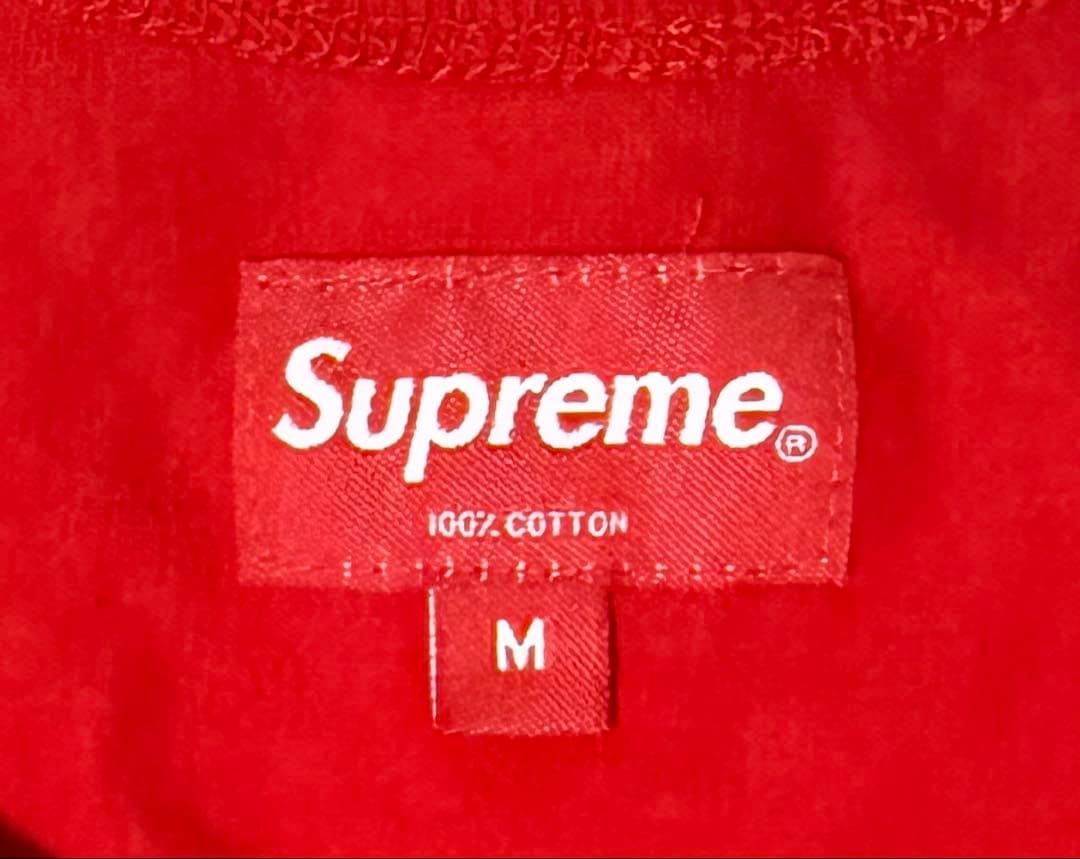 supreme Mesh Script Tank Top M 赤