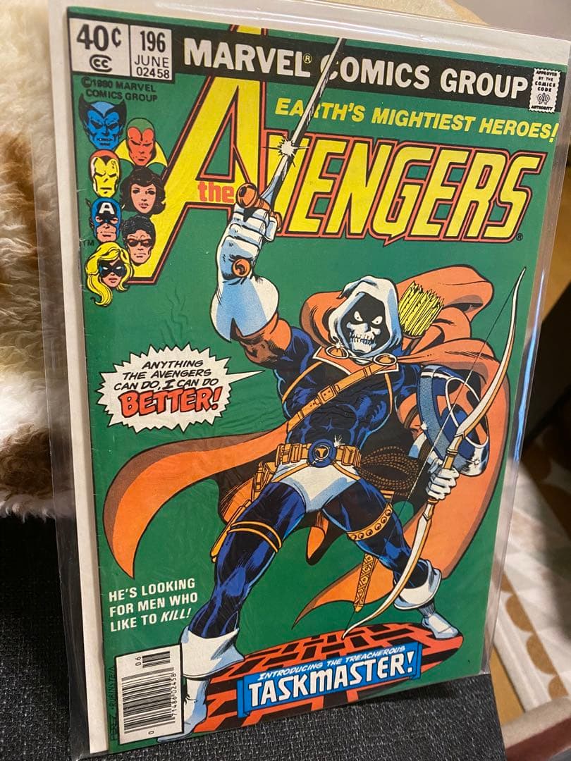 アメコミ　マーベル　Avengers 196 1st Taskmaster!