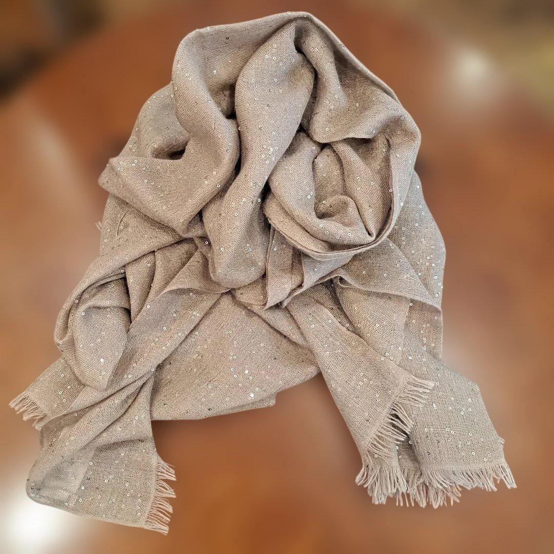 BRUNELLO CUCINELLI. スパンコール付きストール