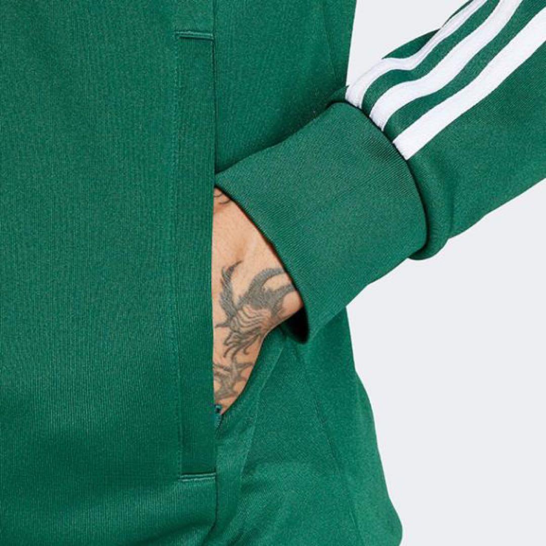 adidasアディカラークラシックスSSTトラックジャケット カレッジグリーン