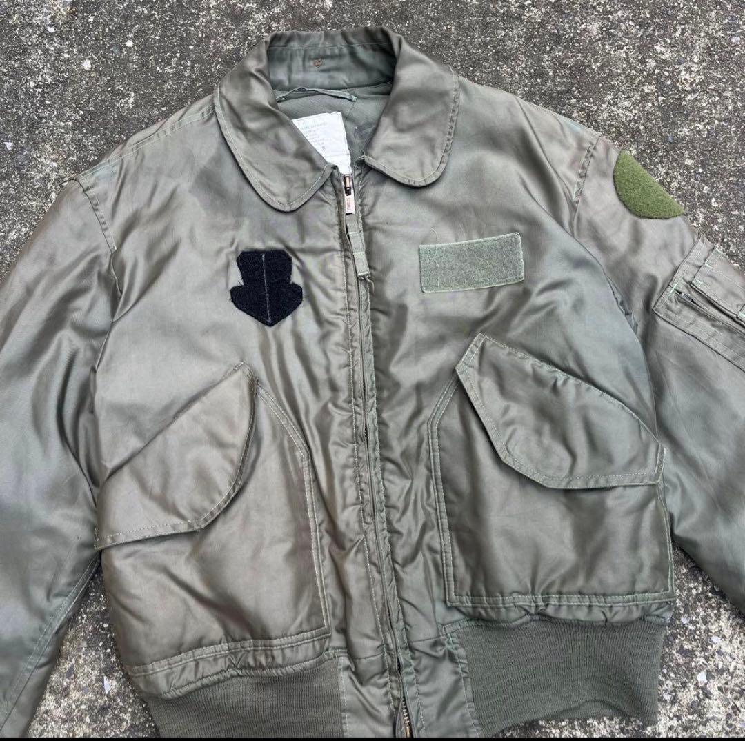 80s 84年製 米軍実品 CWU-45P フライトジャケット 42-44