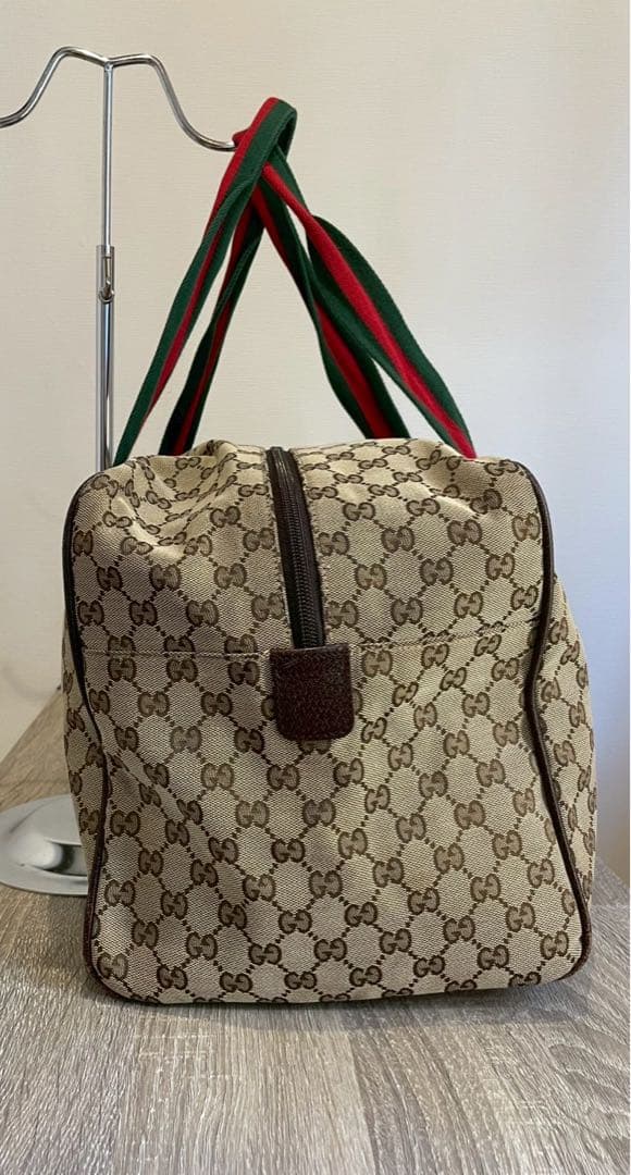 美品⭐︎GUCCI GGパターン ボストンバッググッチ シェリーライン