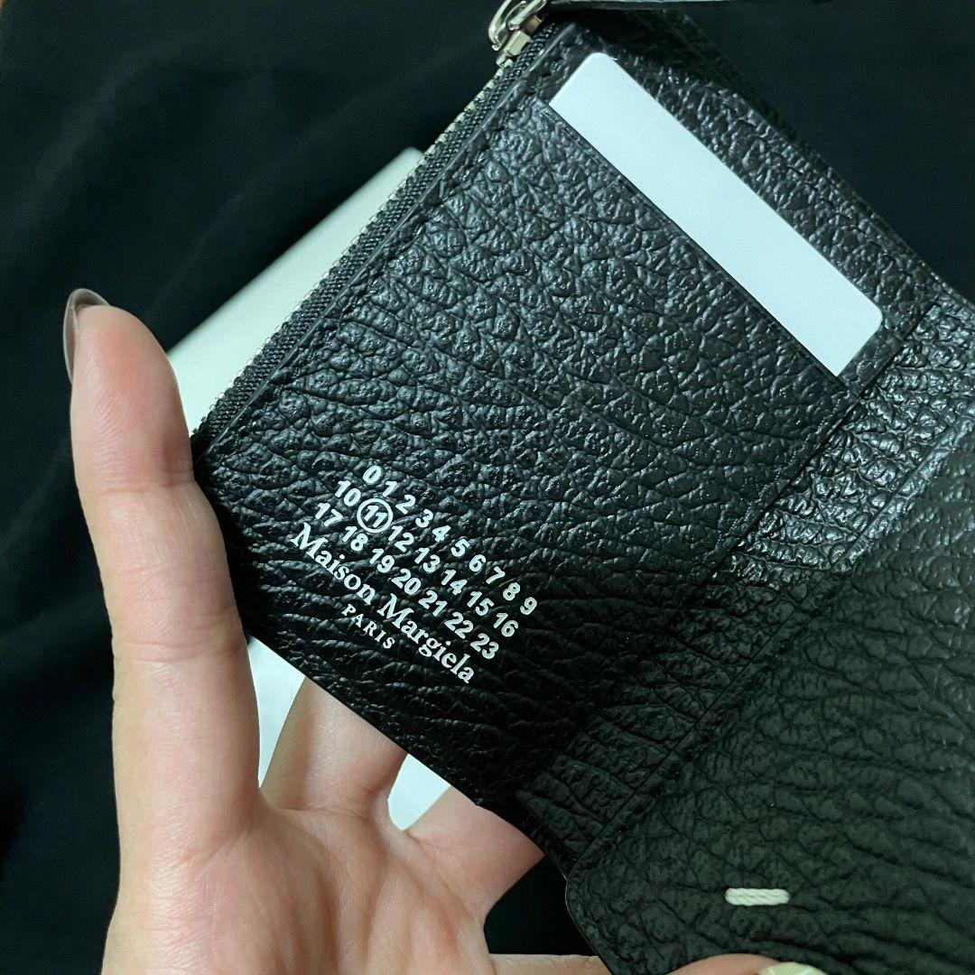 エスケイ様 三つ折り財布 グレインレザー 財布