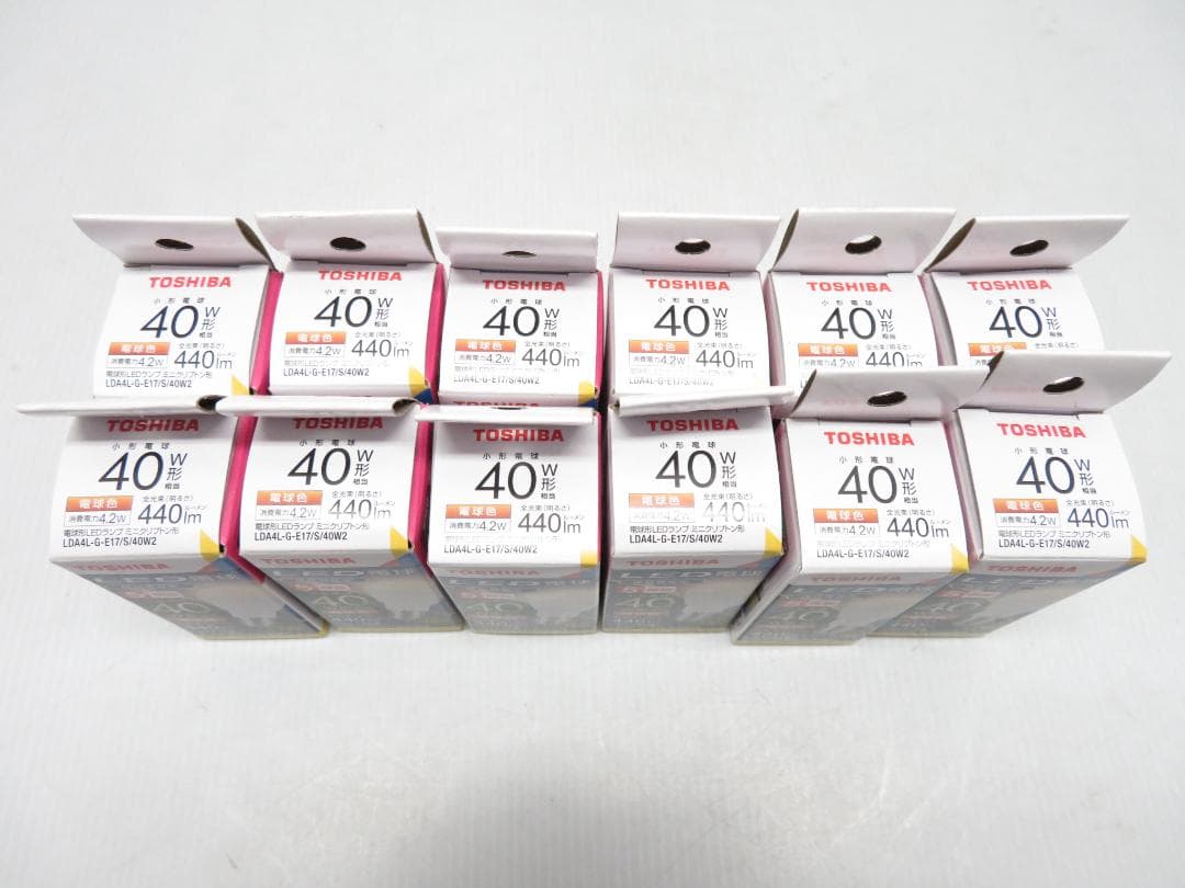 ミニクリプトン形 40W相当 LED電球 電球色 12個セット 440lm