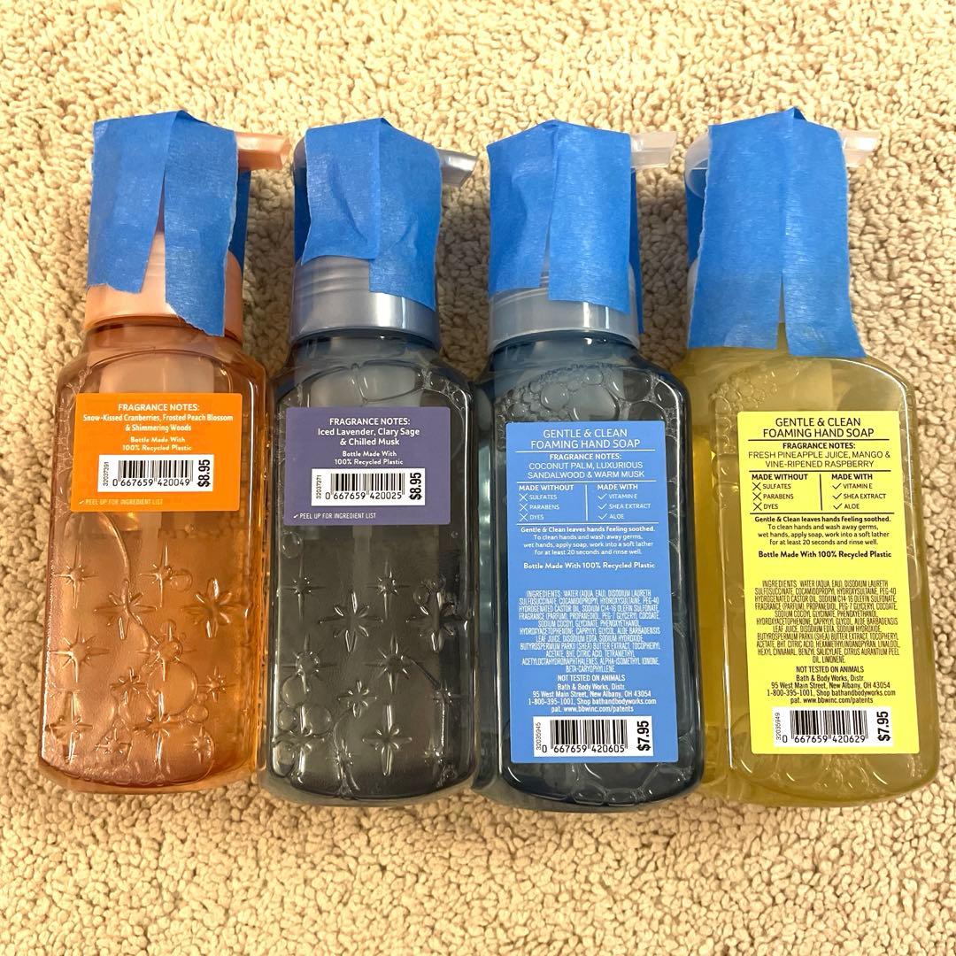 Bath and body works 泡ハンドソープ４本セット