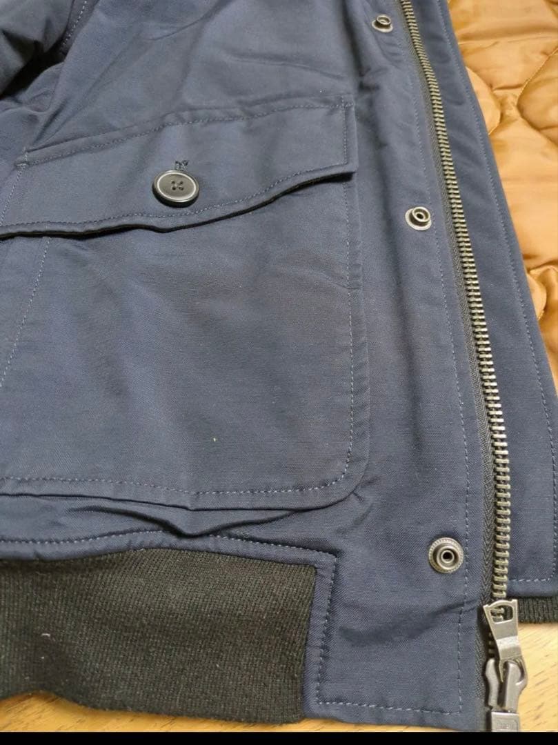 00s オールド GAP ギャップ フライトジャケット ダークネイビー 短丈