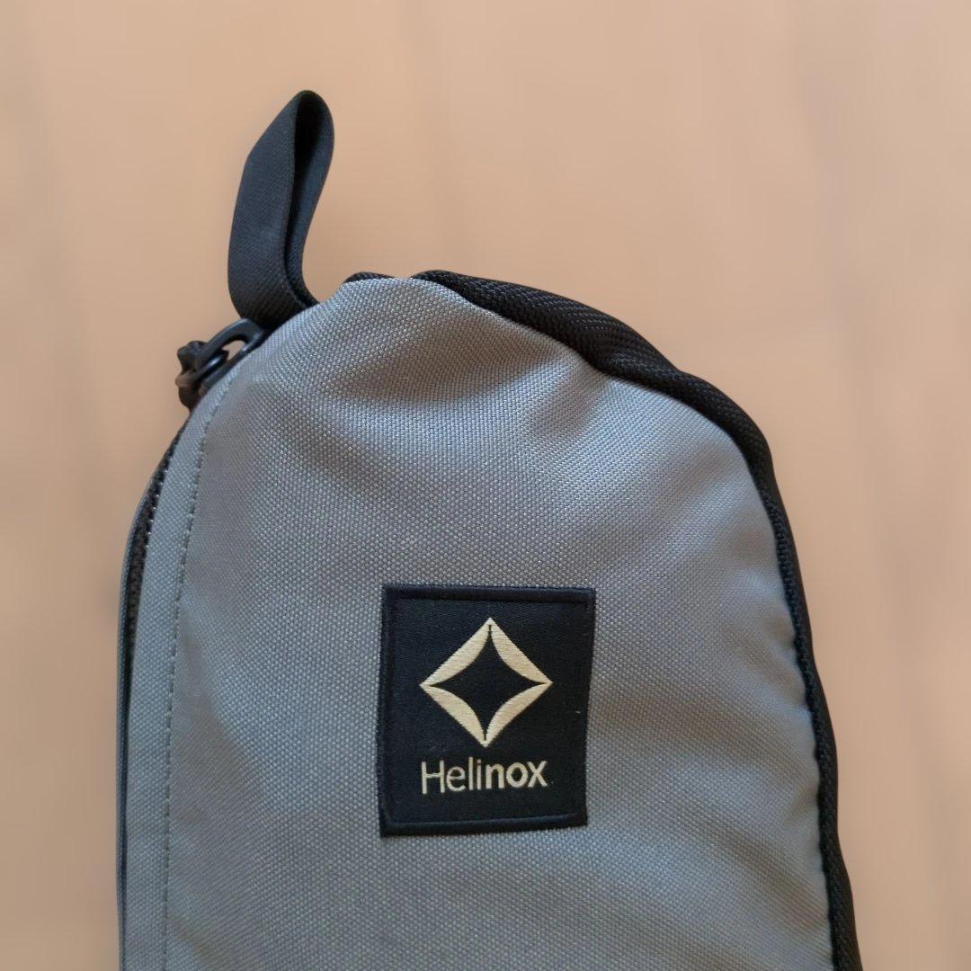 Helinox アウトドアチェア グレー 収納ケース付き