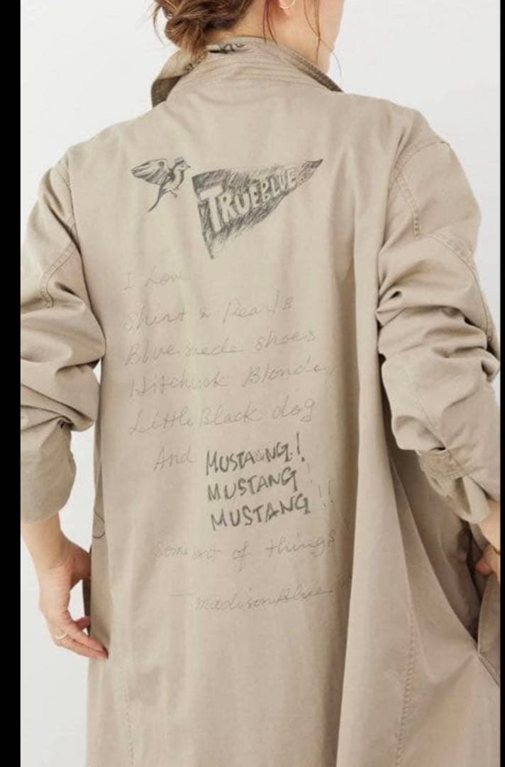 MADISONBLUE CRAFFITI COAT マディソンブルー　トレンチ