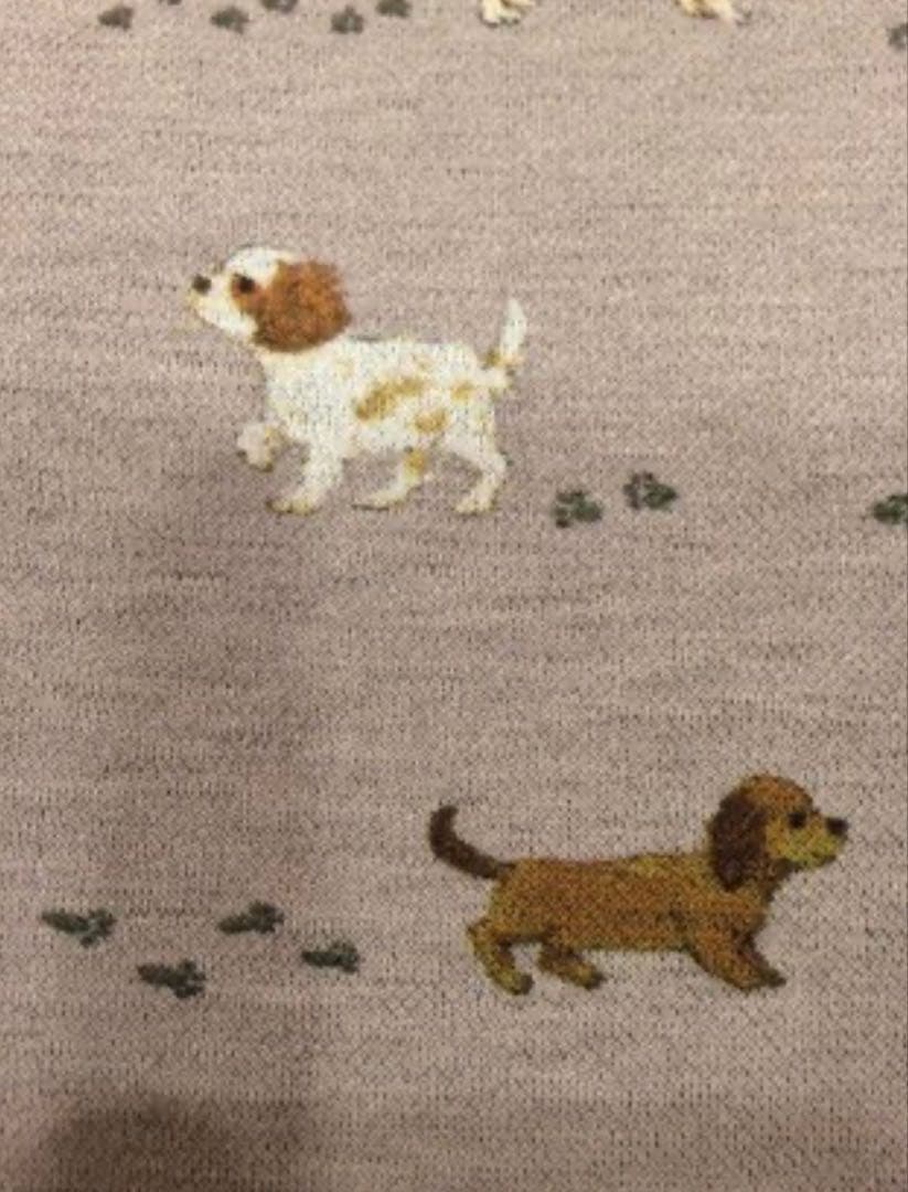 【期間限定】フランシュリッペfl5 犬の行進ワンピース　ブラック