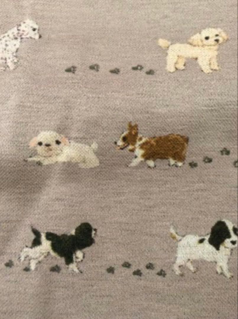 【期間限定】フランシュリッペfl5 犬の行進ワンピース　ブラック