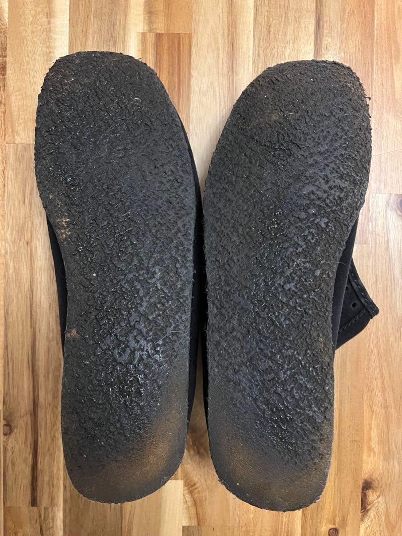 CLARKS ORIGINALS ブラック ワラビー　ほほほほほほほ
