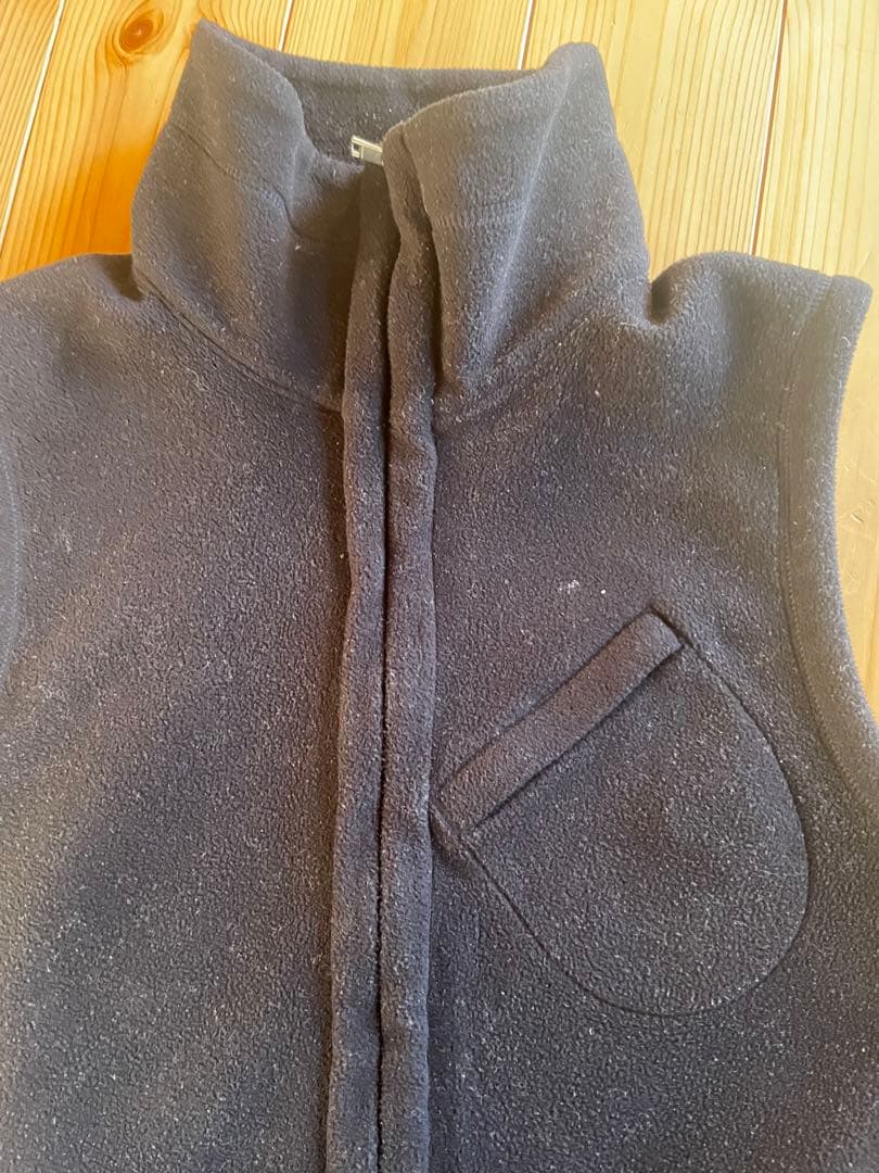 Nonnative サイズ2 ネイビー フリース ベスト ジッパー付き