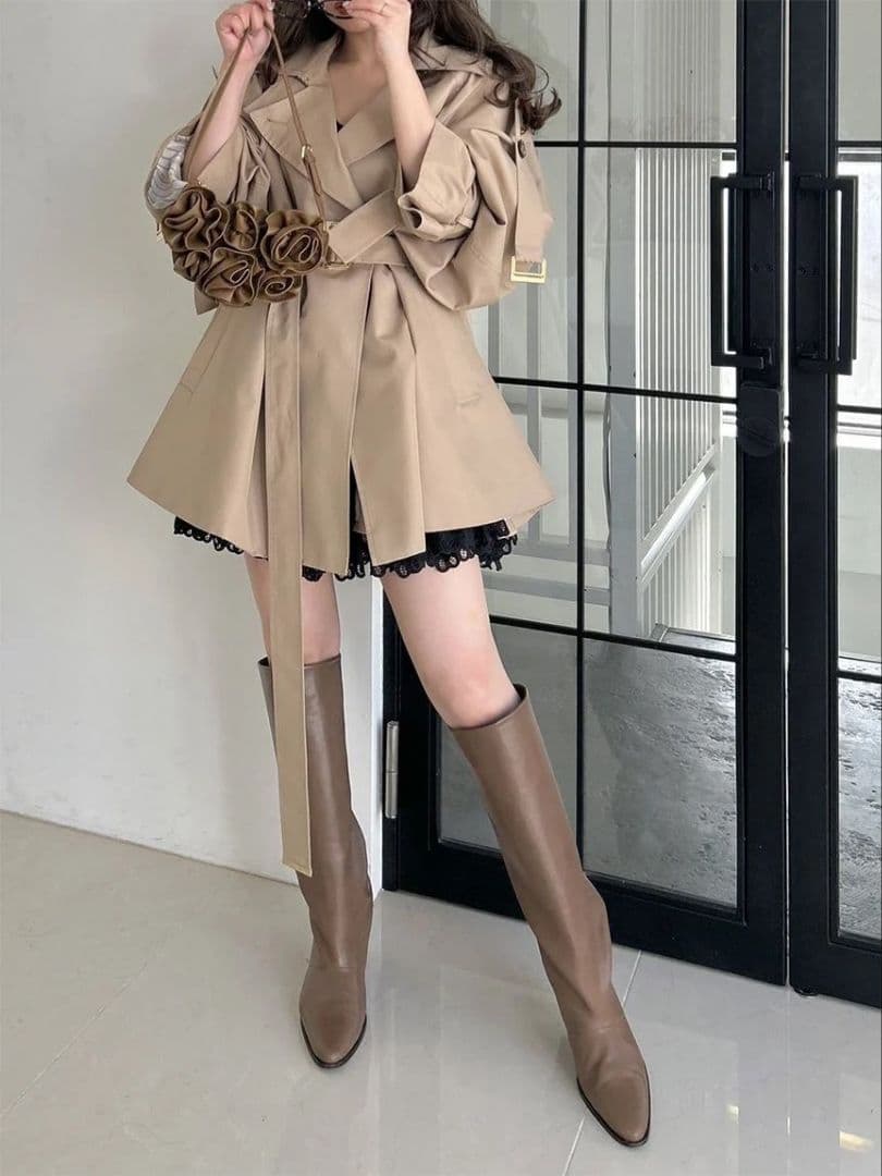 【完売品】SNIDEL ミドルトレンチコート