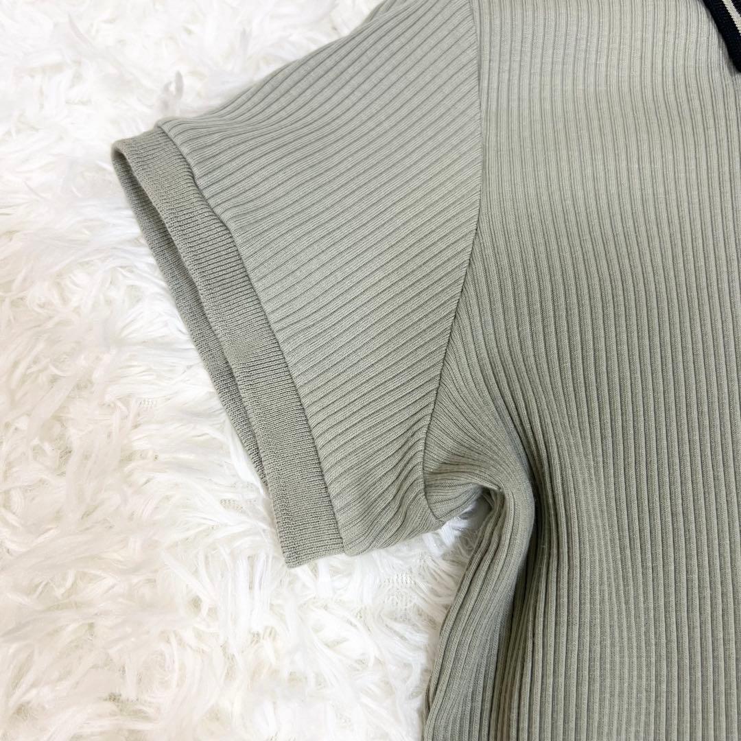 美品✨フレッドペリー ポロシャツ Ribbed Polo Shirt G5138
