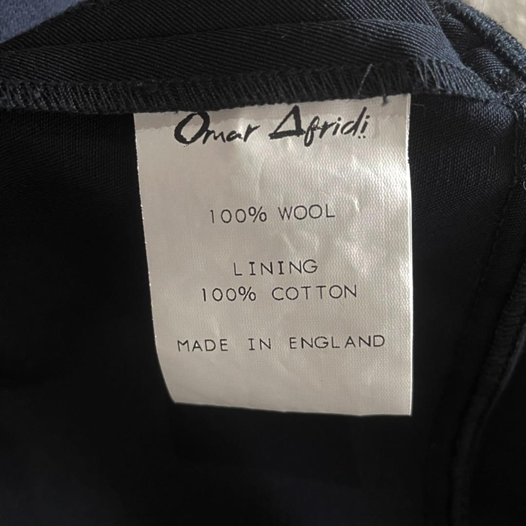 omar afridi “atelier vest” 20ss 黒 ウール