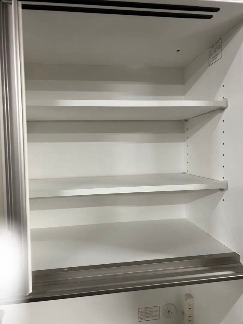 ニトリ　食器棚　キッチンカウンター　キッチンボード　白
