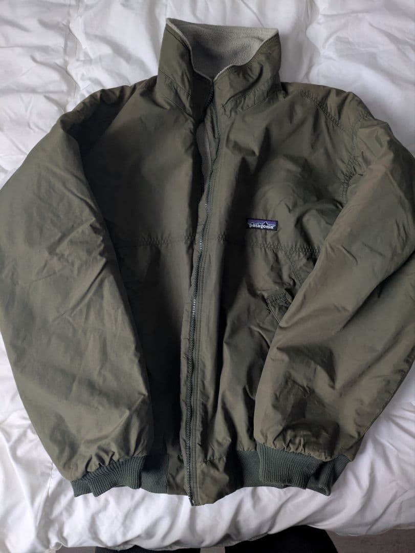Patagonia シェルドシンチラ　オリーブグリーン　グレー