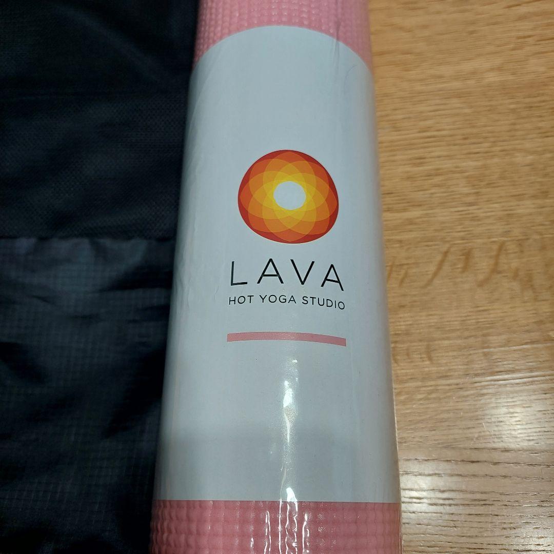 LAVA ピンク ヨガマット 収納バッグ付き