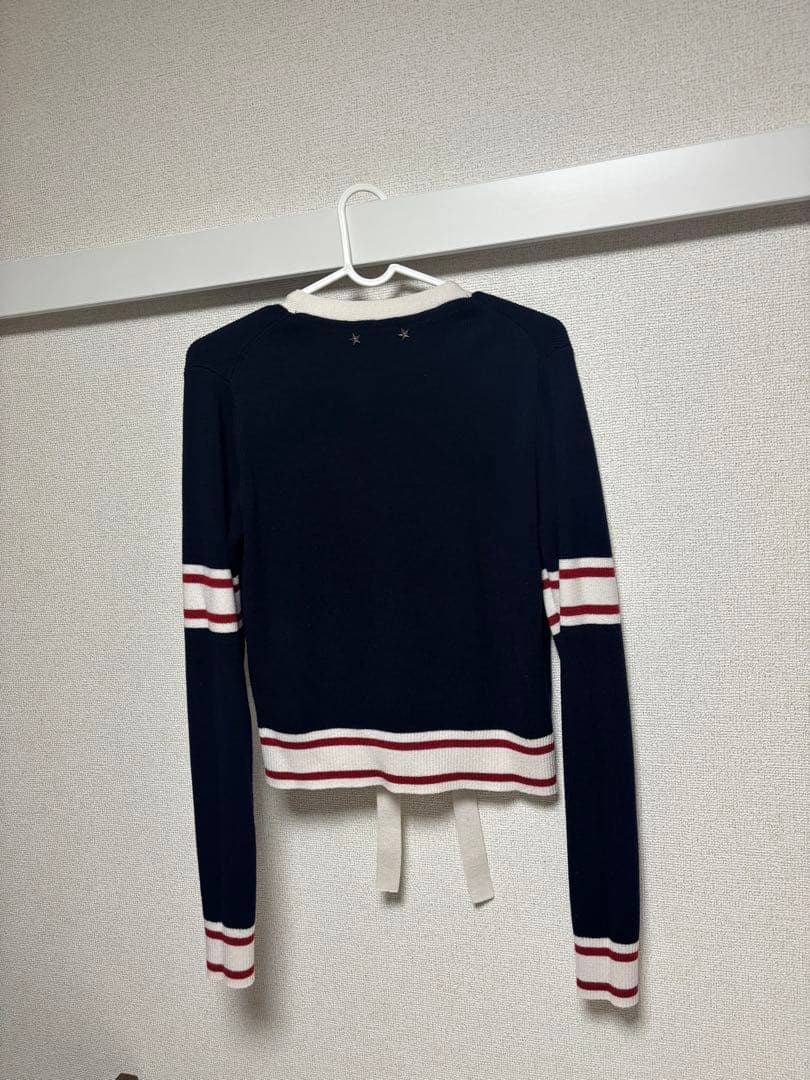 トップス bibiy. B. CLUB TIE CARDIGAN NAVY