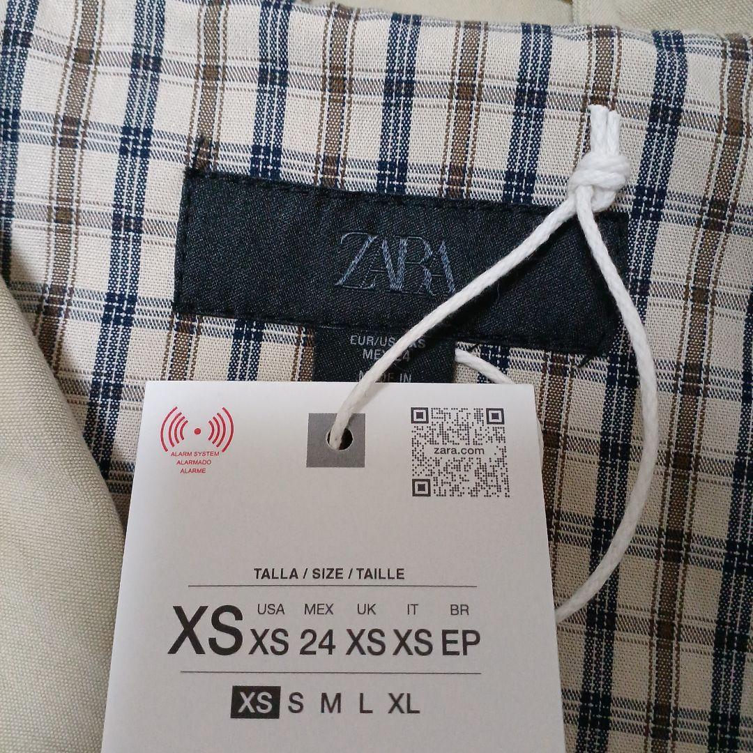 【最安値】ZARA 調節可能なウエスト ショートトレンチコート XS 完売品