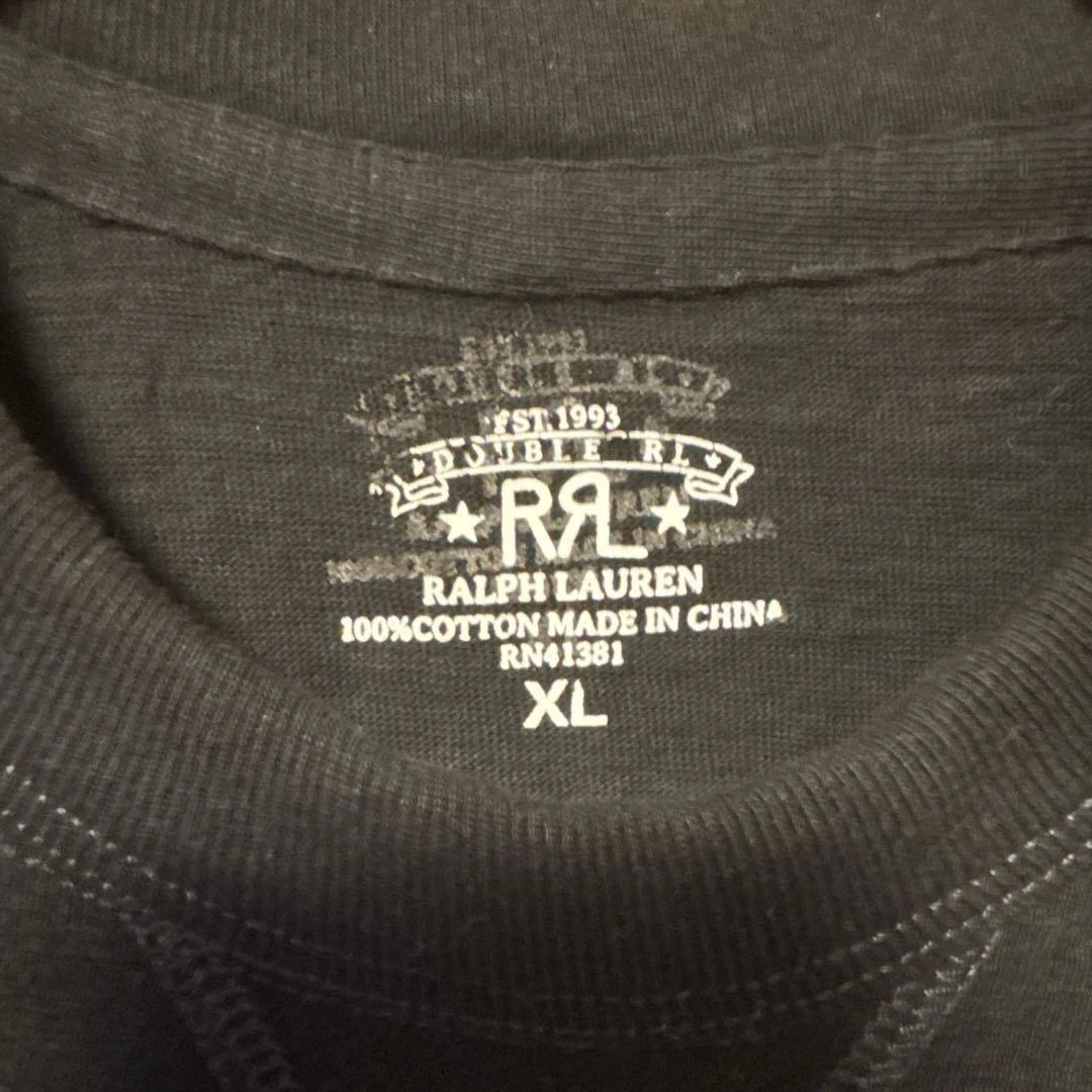 RRL Tシャツ　ブラック　サイズXL