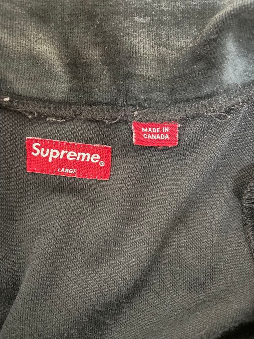 E*P様 Supreme ベロアジャケット Lサイズ ブラック